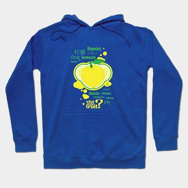 FruitHeads Lemon Hoodie by younamit